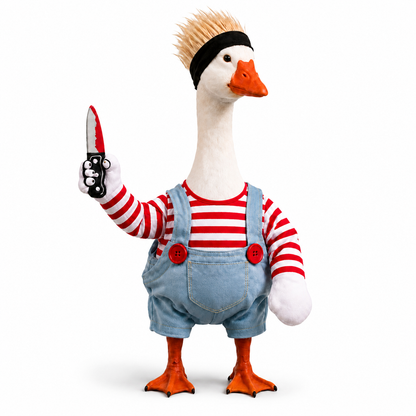 🎃🦆 The Coolest Porch Goose On The Block This Halloween!
