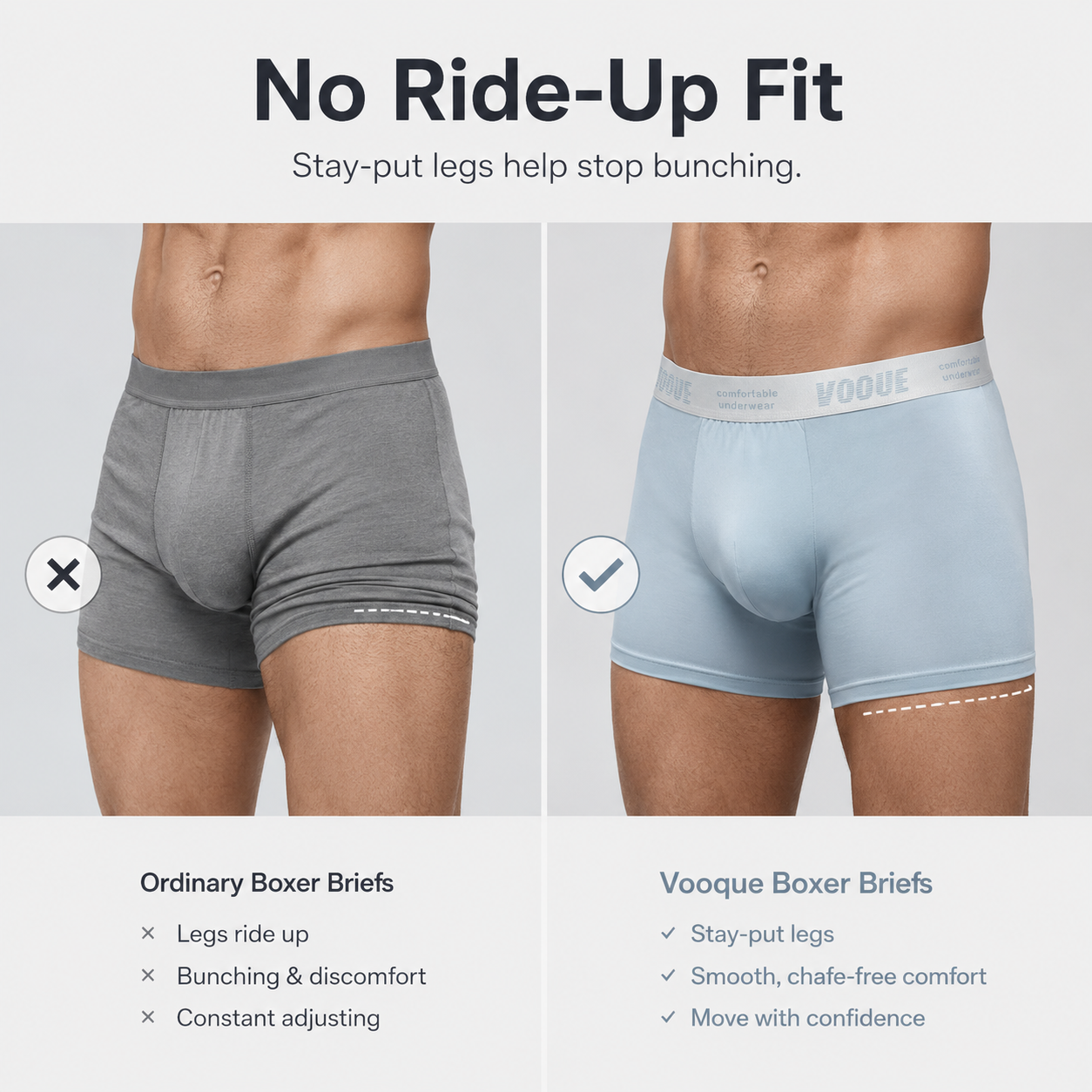 🔥 Men’s Ultra-Soft Micro Modal Boxer Briefs | No Ride-Up, Breathable & All-Day Support ✨