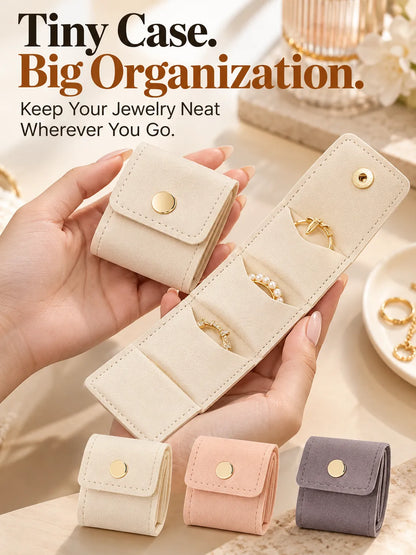 ✨ Mini Travel Jewelry Organizer – Compact, Foldable & Easy to Carry