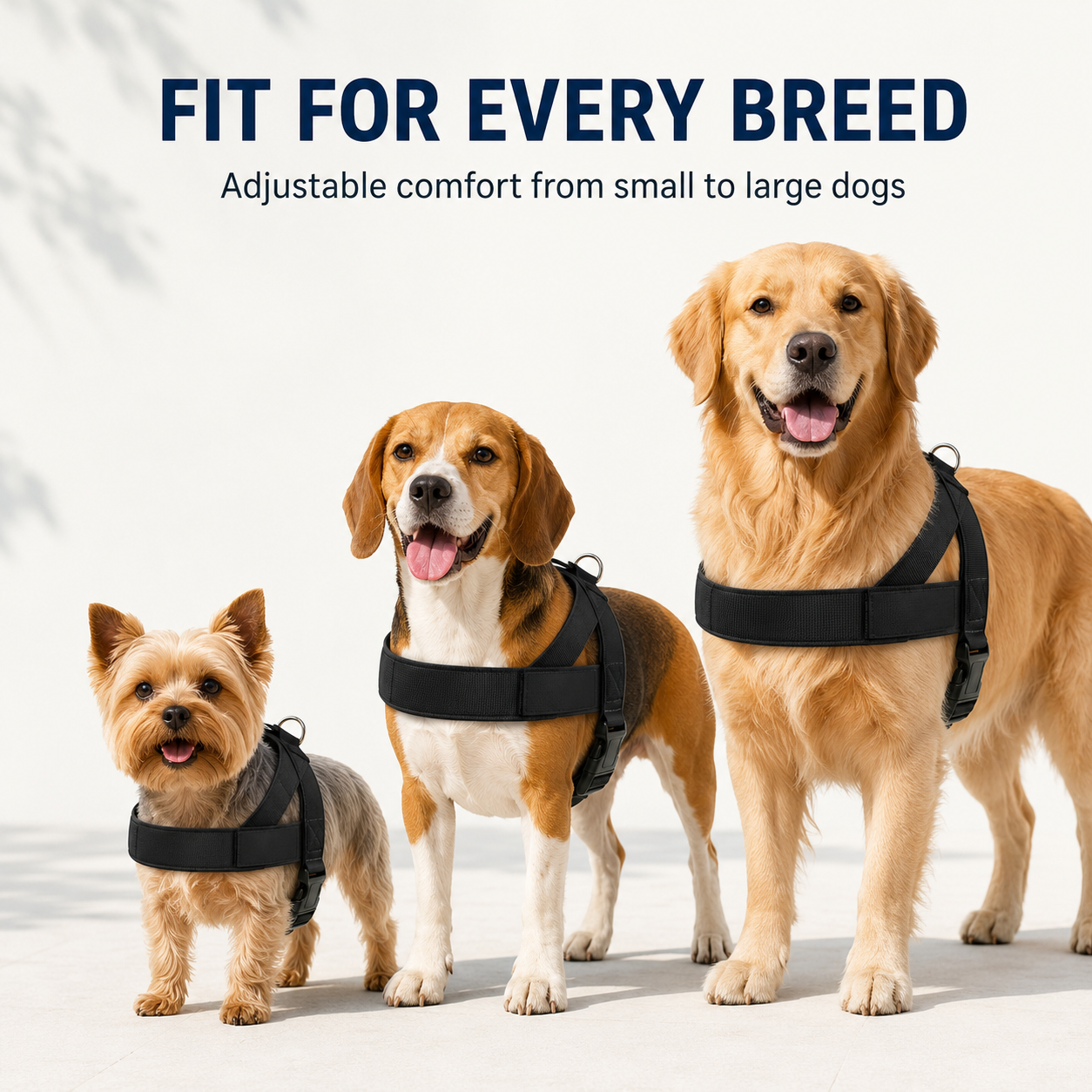 🐶 No-Pull Dog Harness - Easy Fit & Chafe-Resistant ✨