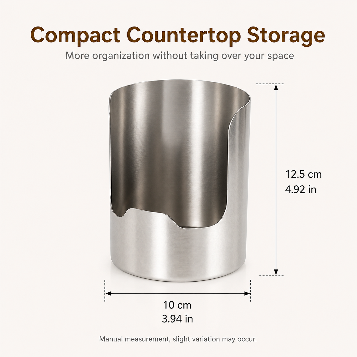 🍳 Stainless Steel Utensil Holder Caddy for Kitchen Countertop 🥢