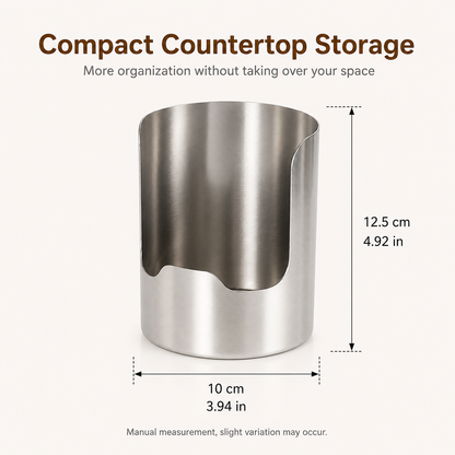 🍳 Stainless Steel Utensil Holder Caddy for Kitchen Countertop 🥢