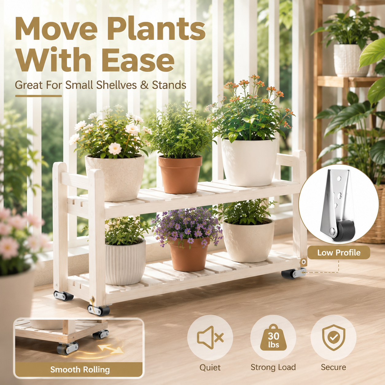 🔥 50K+ Sold! Mini Caster Wheels – Fix Sagging Doors & Move Furniture Easily ✨