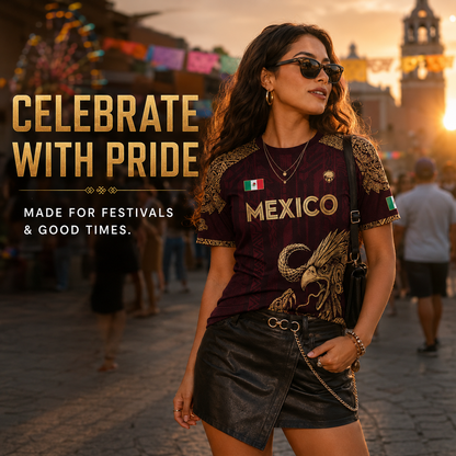 ⚽ Mexico Soccer Jersey 🦅 Premium Mexican Pride Fan Shirt