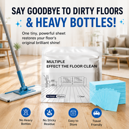✨ 100pcs Multi-Surface Floor Cleaning Tabs - Deep Clean & Shine 🧼