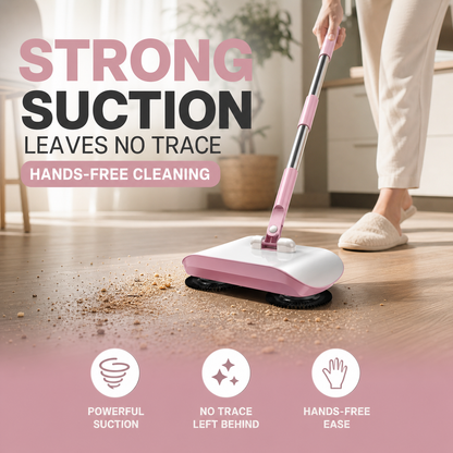 🧹 Manual Push Sweeper Mop – No-Charge Hard Floor Cleaning Tool
