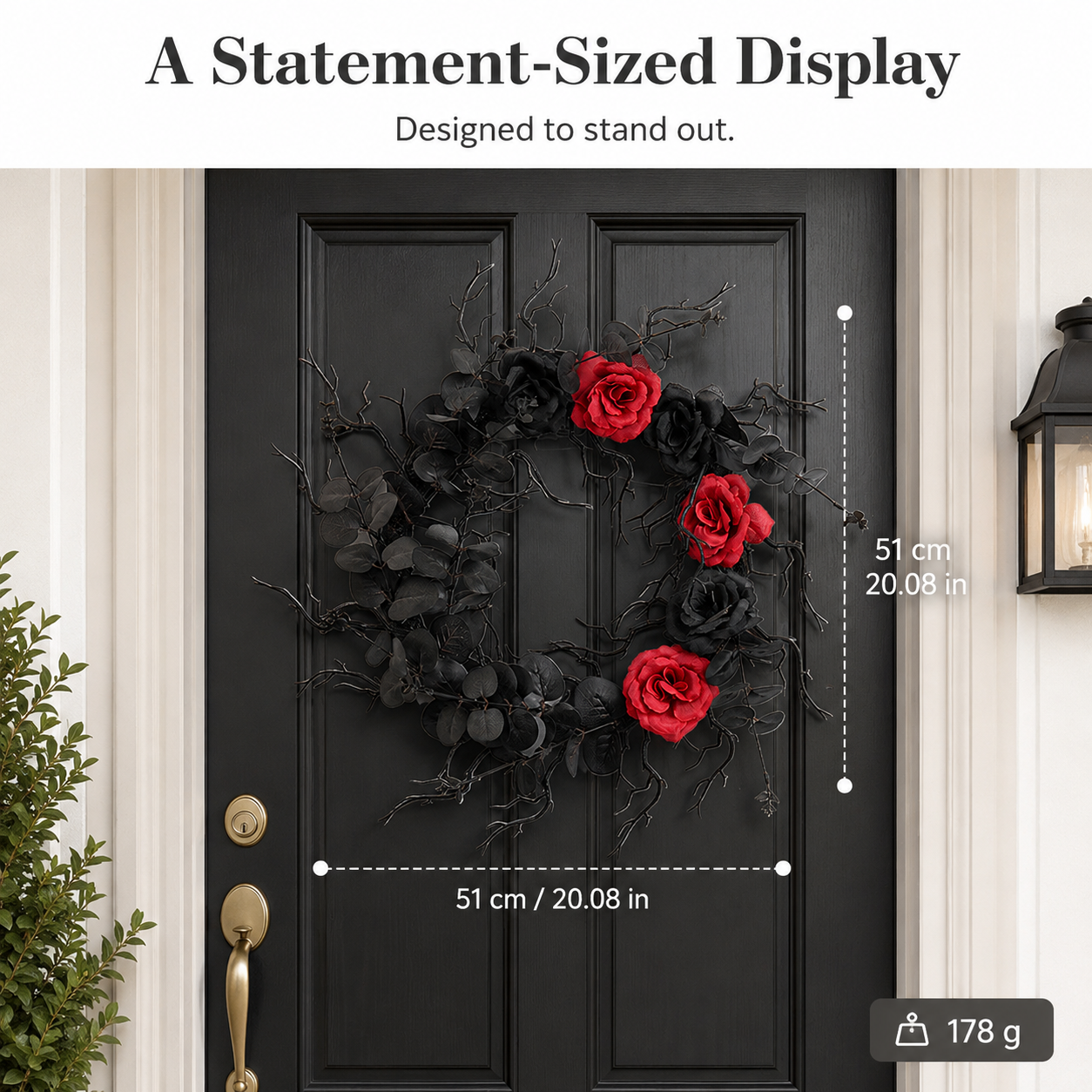 🎃 Spooky Halloween Front Door Wreath Collection for Holiday Decor 👻