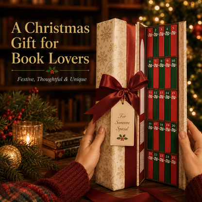 📚 25 Days of Mini Book Magic Christmas Advent Calendar – Tree Ornaments 🎄