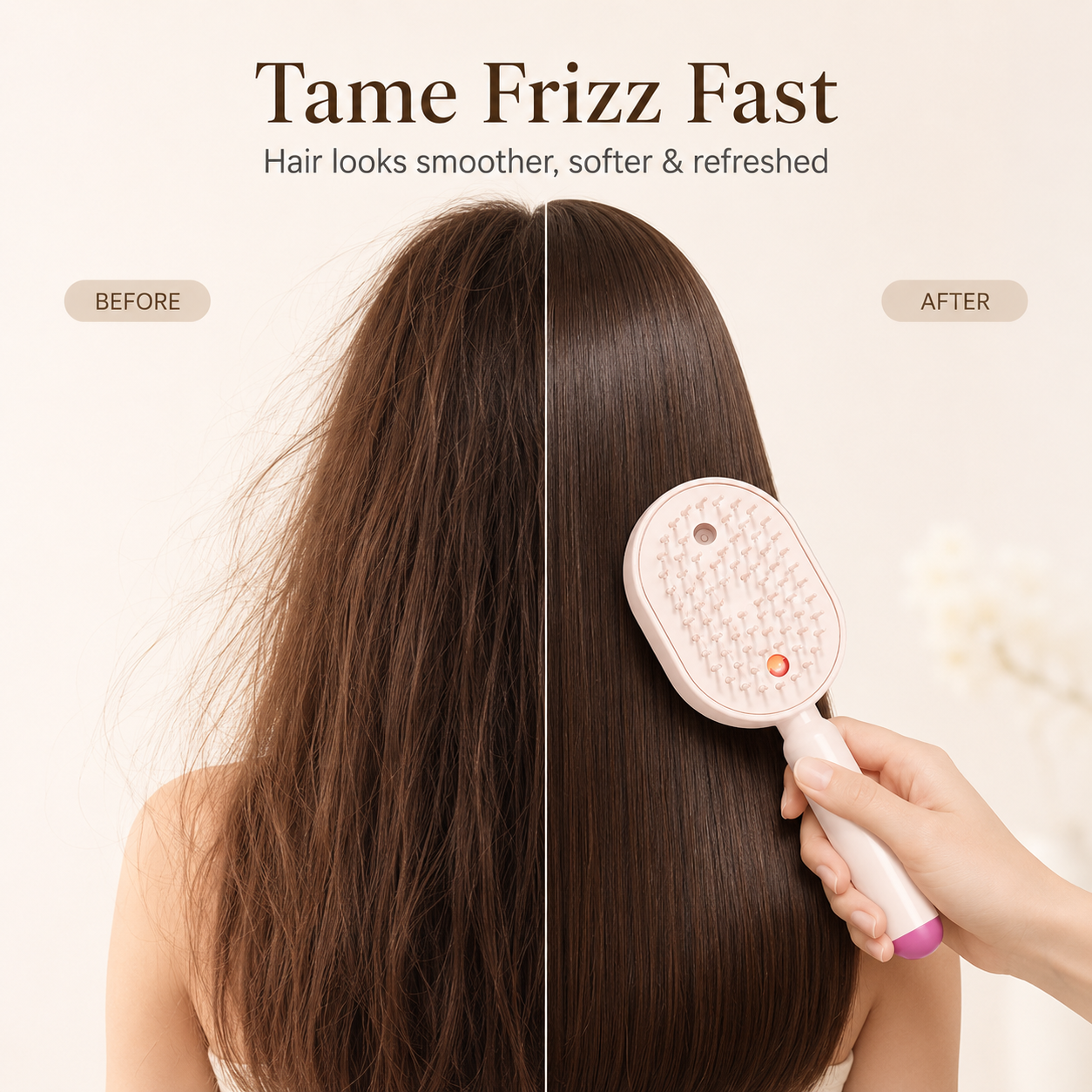 💆‍♀️ 3-in-1 Electric Spray Massage Comb – Scalp Spa Hair Brush
