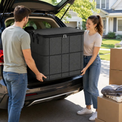 🔥[50% OFF] Heavy-Duty Moving & Storage Bags | Large Capacity Clothes Organizer Box 📦