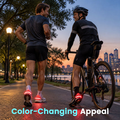 🏃 LED Shoe Heel Lights ✨ Stay Visible on Every Night Run