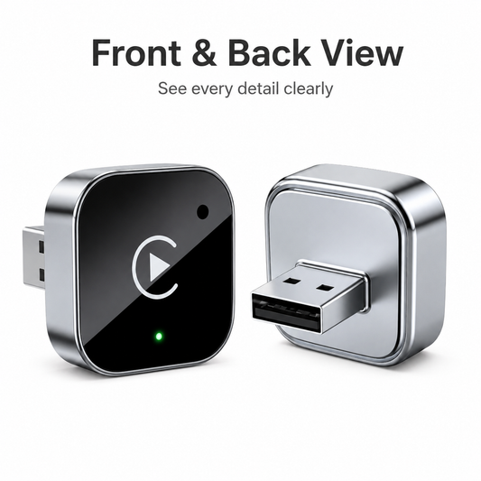 Wired-to-Wireless CarPlay In-Car Connectivity Box Module, Smart Android AutoCarPlay Box