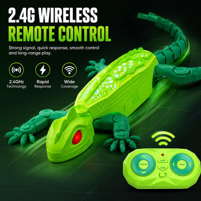 🦎 Gecko Rush Wall Climbing Remote Control Lizard Toy Gravity Defying Toy 🎮