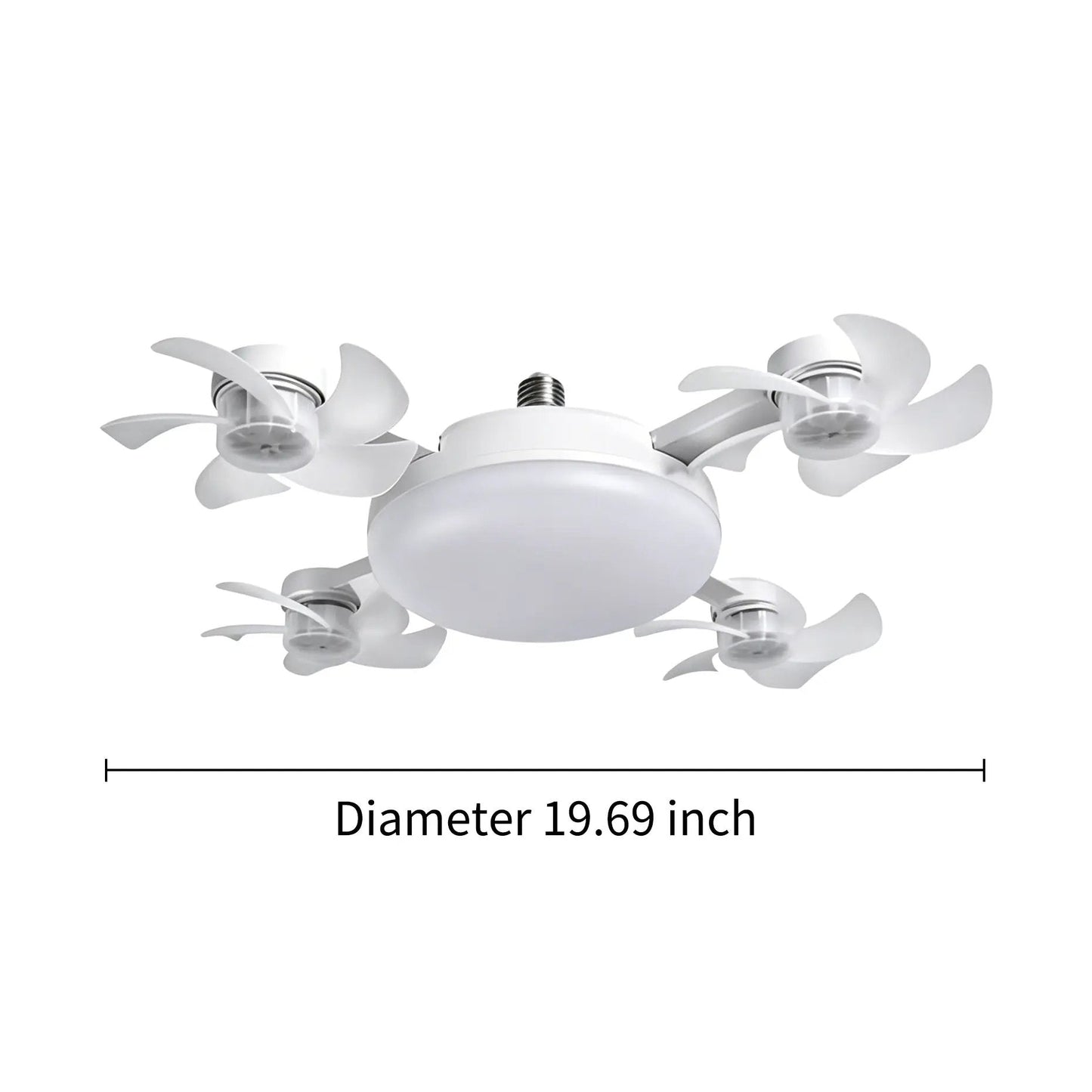 💥 55% OFF | Last Day ⏰ 🌬️ 2-in-1 Silent Ceiling Fan Light – Remote Control LED Fan with Foldable Blades & Timer 💡