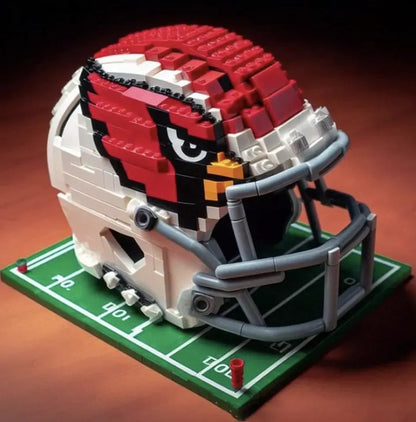 🏈 Football Helmet Building Blocks – 300+ Piece Collectible Model Kit 🎁