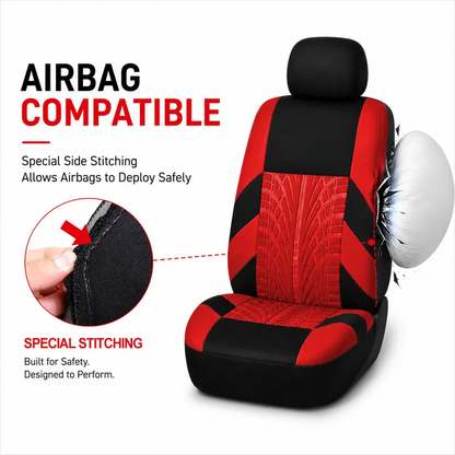 🚗 Universal 5-Seat Car Seat Covers – Breathable Washable Full Set