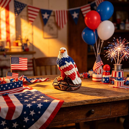 ⚡️Independence Day 49% OFF- 🦅U.S. 250th Eagle Stained Glass Table Lamp