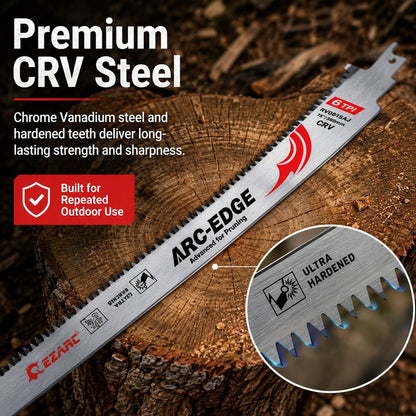 🪚 15-Inch Japanese-Style Heavy Duty Forged Blade Saw CRV Steel Hand Pull Saw 🌳