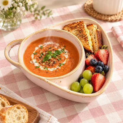 🍲 49% OFF Ceramic Soup & Toasty Bowl – Rustic Reactive Glaze Design ✨