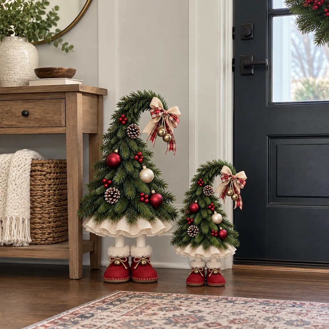 ✨Whimsical Christmas Elf Tree Decor—A Charming Tree🎄