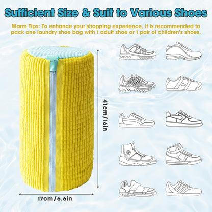 Laundry Shoe Bag with an Upgraded Zipper