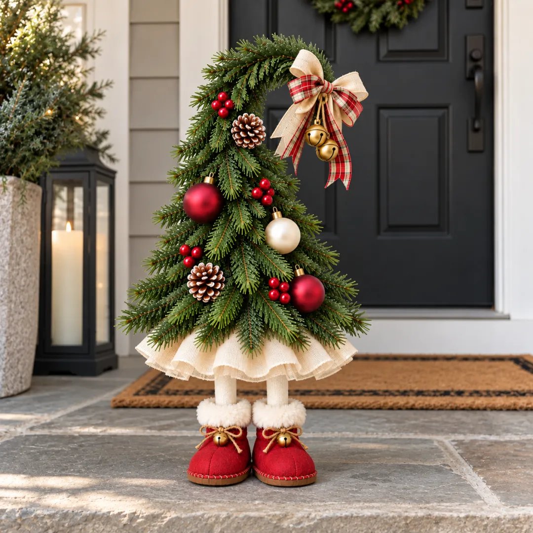 ✨Whimsical Christmas Elf Tree Decor—A Charming Tree🎄