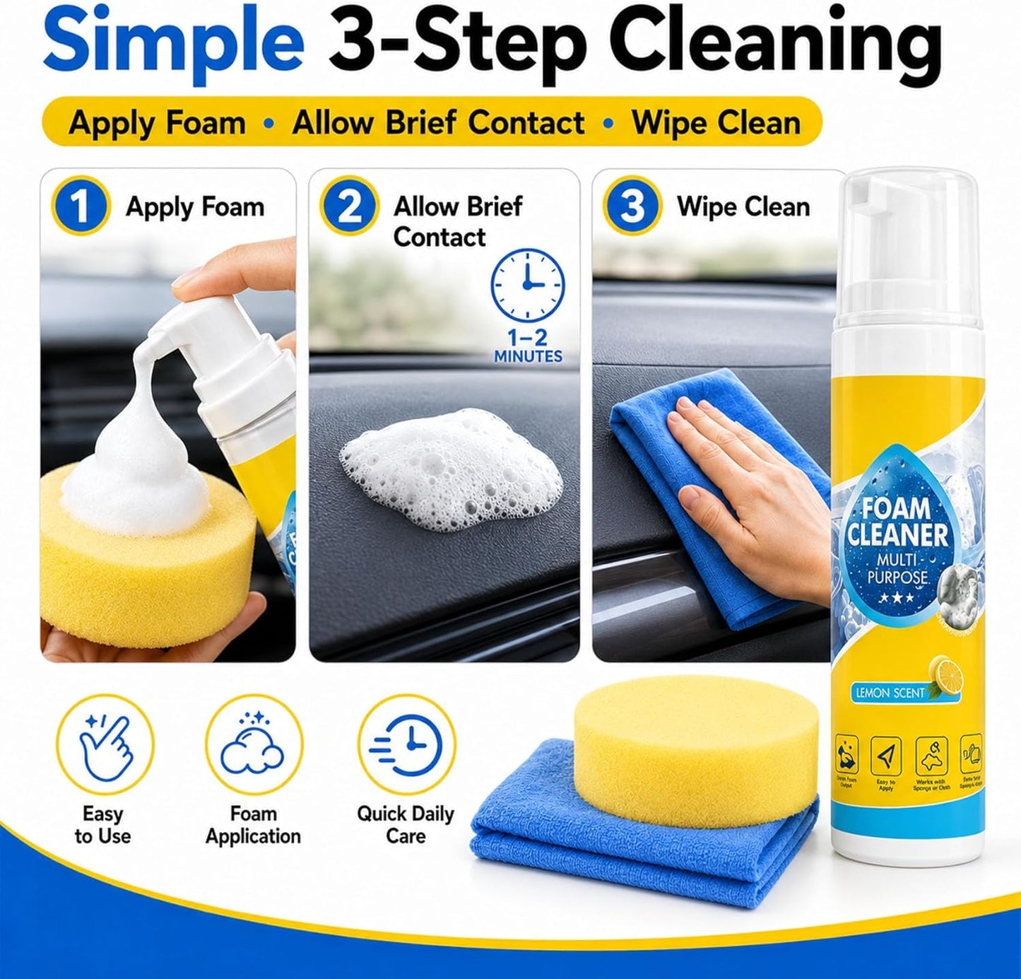 150-milliliter Set: Deep-Cleansing Foaming Face Wash