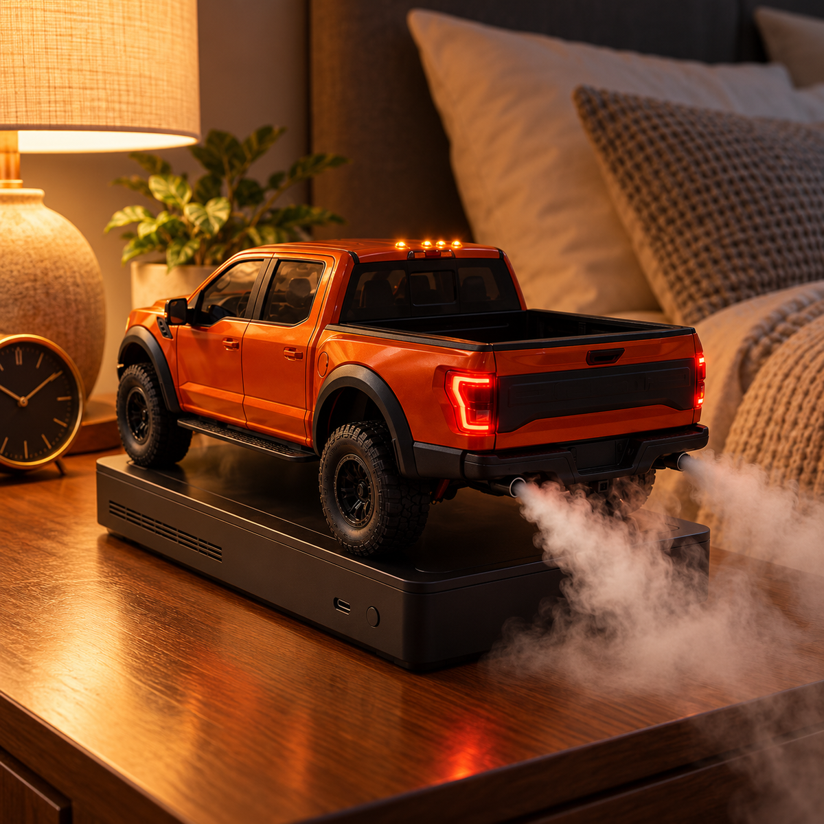 🚙 64% OFF LED Pickup Truck Humidifier – Exhaust-Style Mist & Glowing Lights 💨