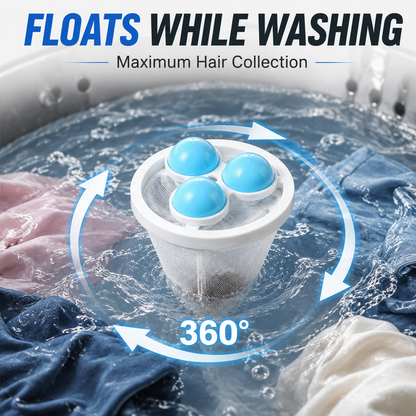 🐾 3-Pack Floating Pet Hair Laundry Filter Bags | Reusable Lint Catcher