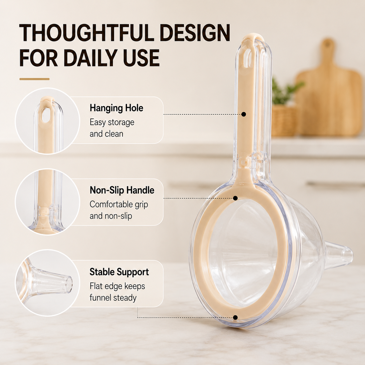 Multifunctional Juice Strainer with Strainer Insert