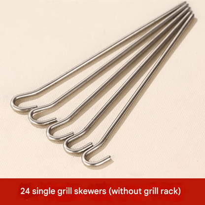 🔥 50% OFF TODAY | 🥩 Smokeless Vertical BBQ Grill For Effortless Skewers