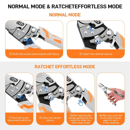 🔧 Self-Locking Ratchet Pliers – Heavy-Duty #55 Steel Grip 🛠️