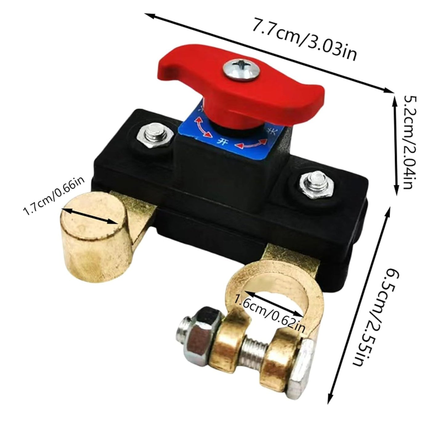 2pcs Car Battery Cut-Off Switch – Power Disconnect & Circuit Breaker
