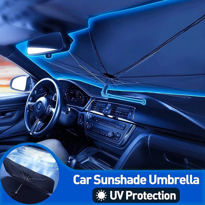 🔥Summer Sale 50% OFF! ✨Car Windshield Sun Shade Umbrella