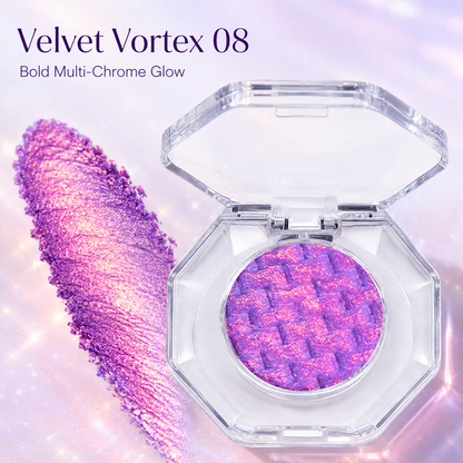 🔥 55% OFF Last Day ✨ Multi-Chrome Color-Shifting Eyeshadow 🌈 12H Iridescent Sparkle