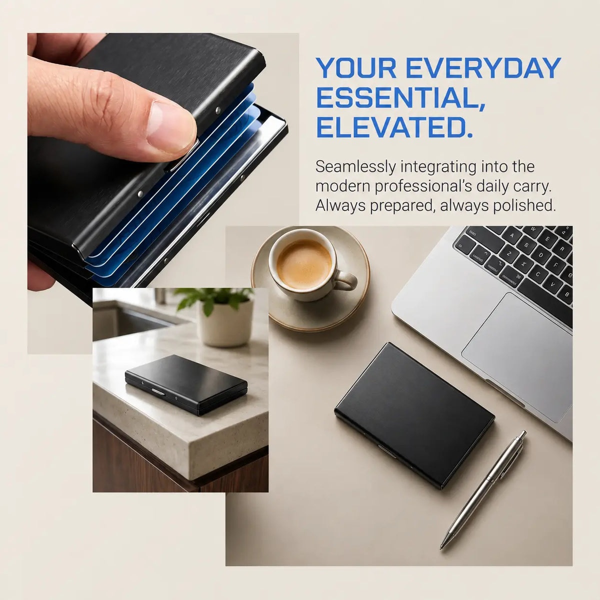 🔥 50% OFF TODAY 💳 RFID Blocking Metal Card Holder