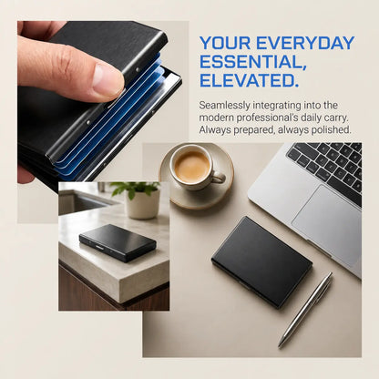 🔥 50% OFF TODAY 💳 RFID Blocking Metal Card Holder