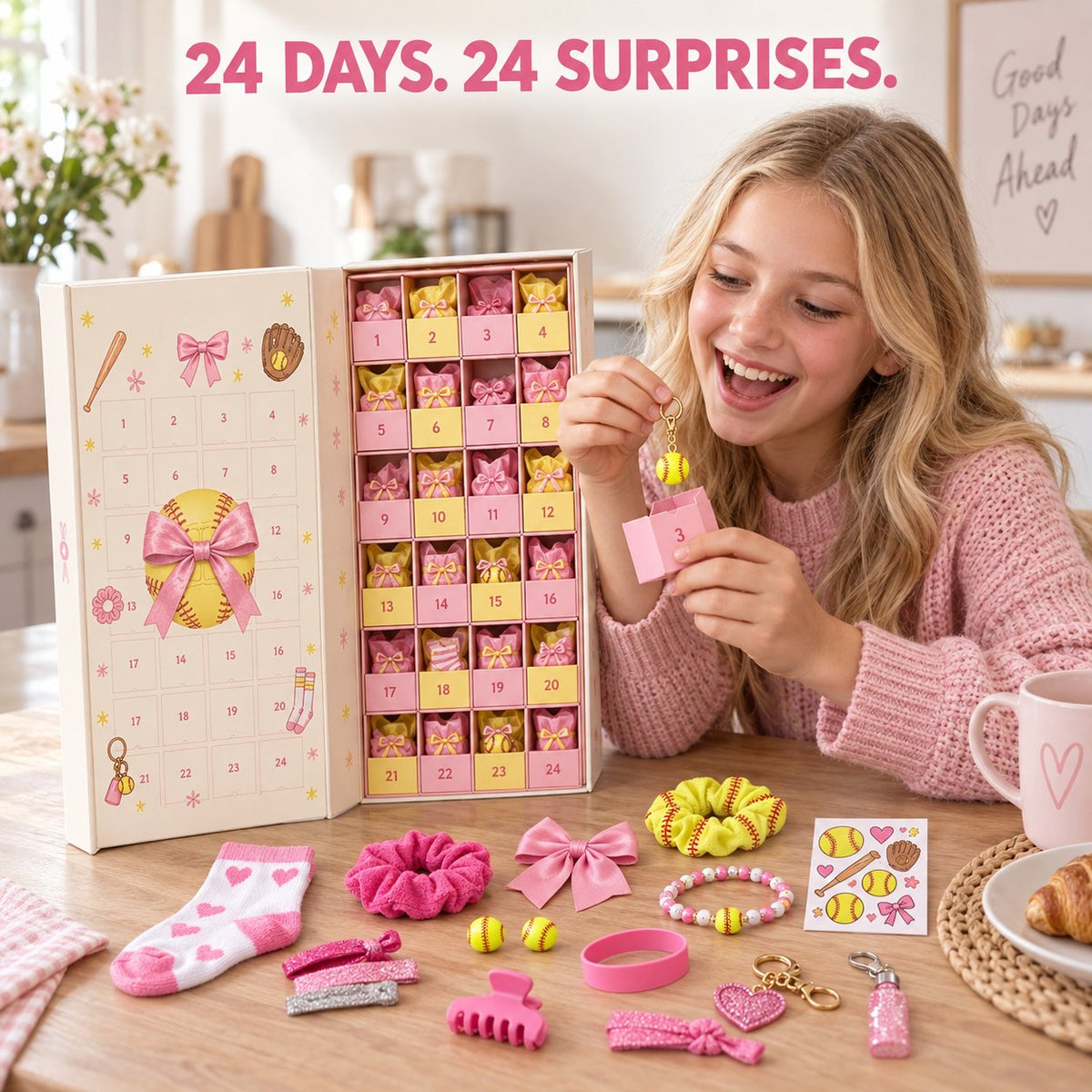 🥎 Softball Girl Advent Calendar