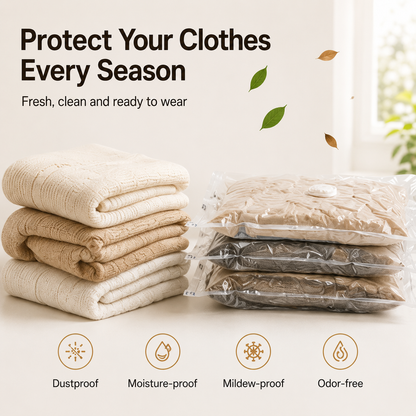 ✨ Hanging Vacuum Closet Bags – Save Space Fast