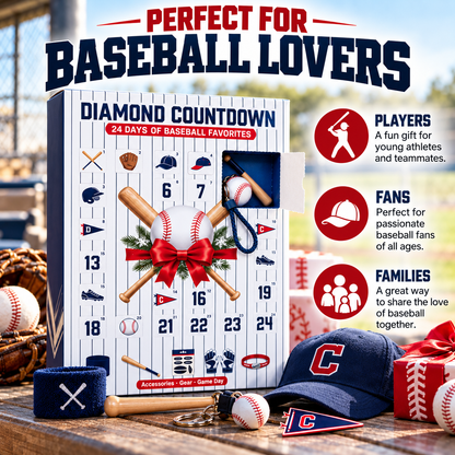 ⚾ 24-Day Baseball Advent Calendar – Daily Diamond Countdown Surprises