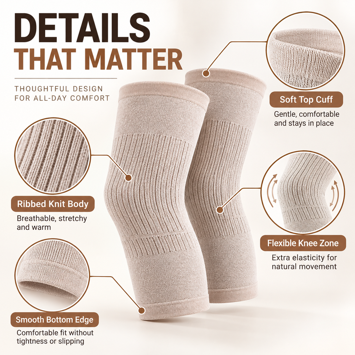 Winter Special❄️Soft And Warm Faux Cashmere Knee Pads