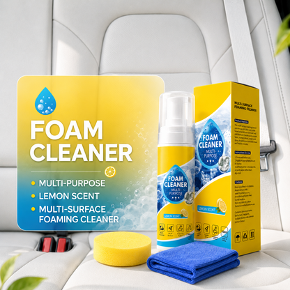🫧 4-in-1 Multi-Enzyme Foam Cleaner - Instant Stain Remover 🚗