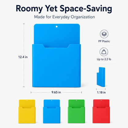 🧲 Magnetic File Holder Document Pocket Organizer for Refrigerator Locker Whiteboard 📁
