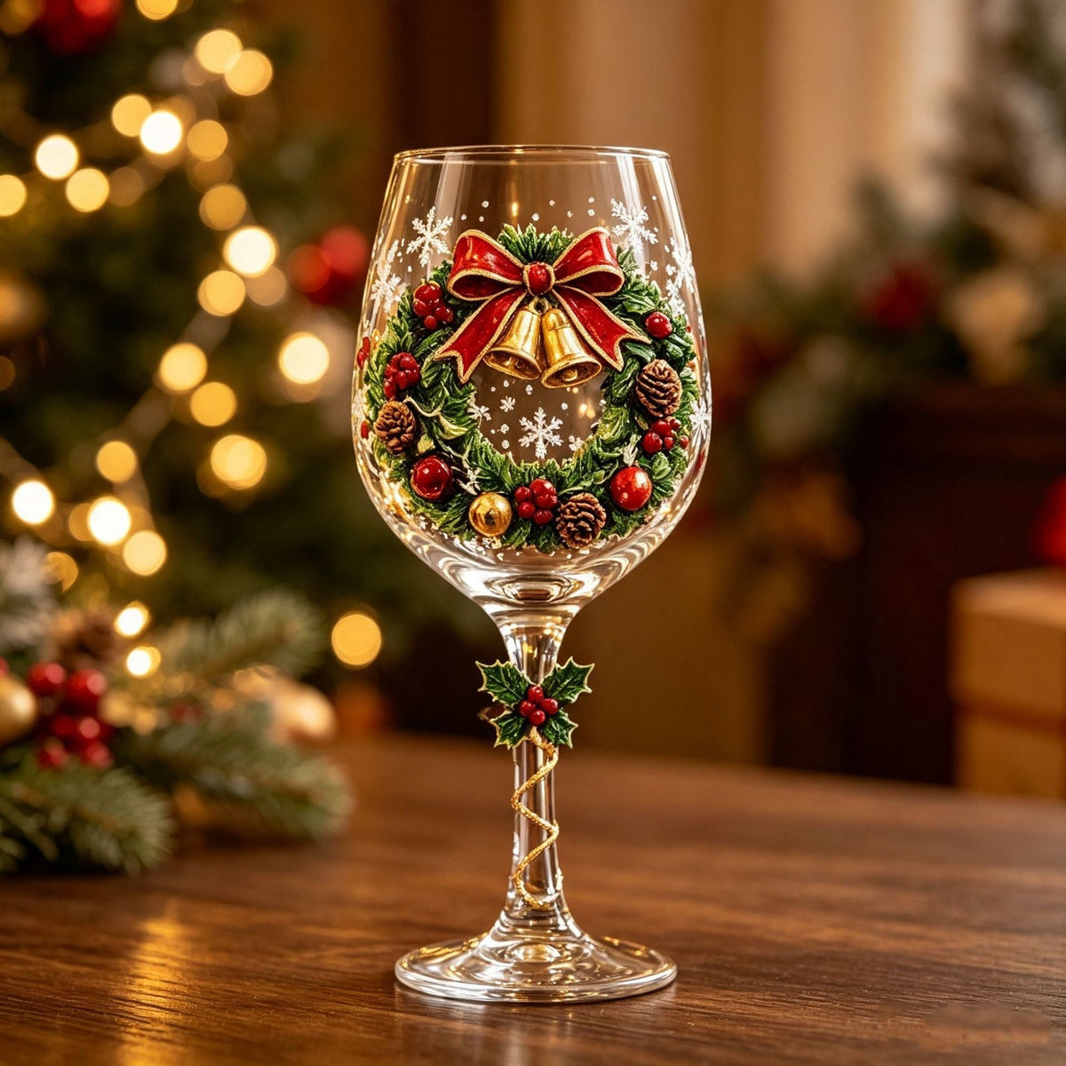 🔥Christmas Wine Glass Collection Gift Box Set