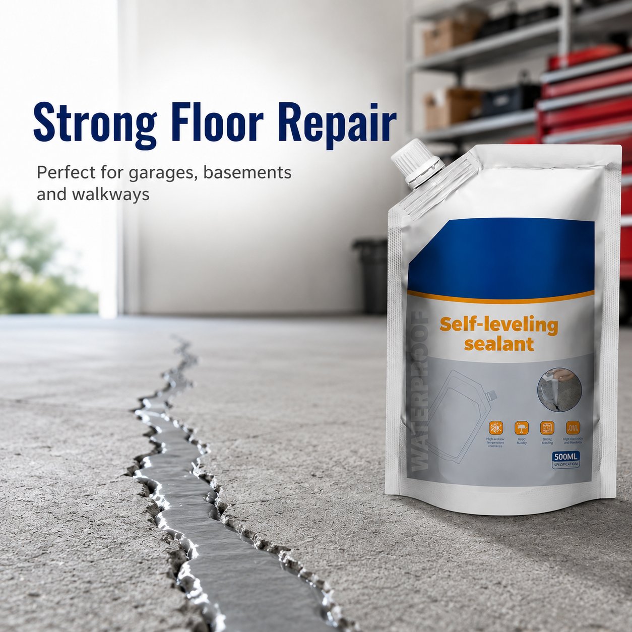 🛠️Self-Leveling Rapid-Cure Concrete Joint Filler 🛠️