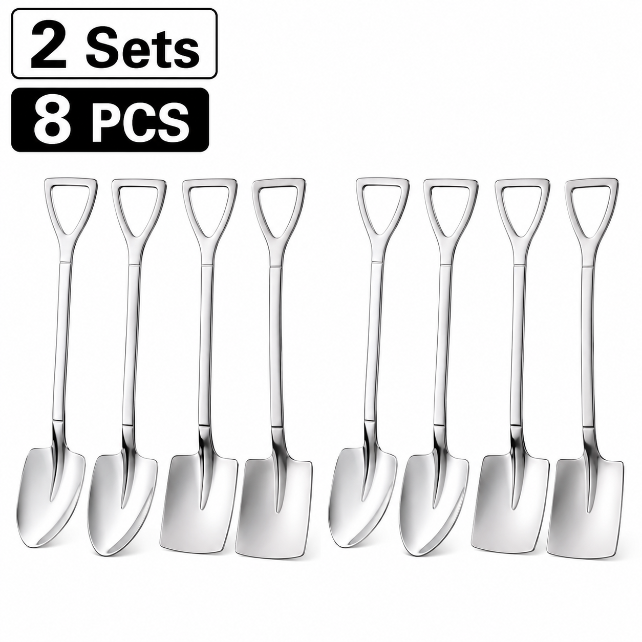 🍨Creative Shovel-Shaped Stainless Steel Spoon 🍨✨