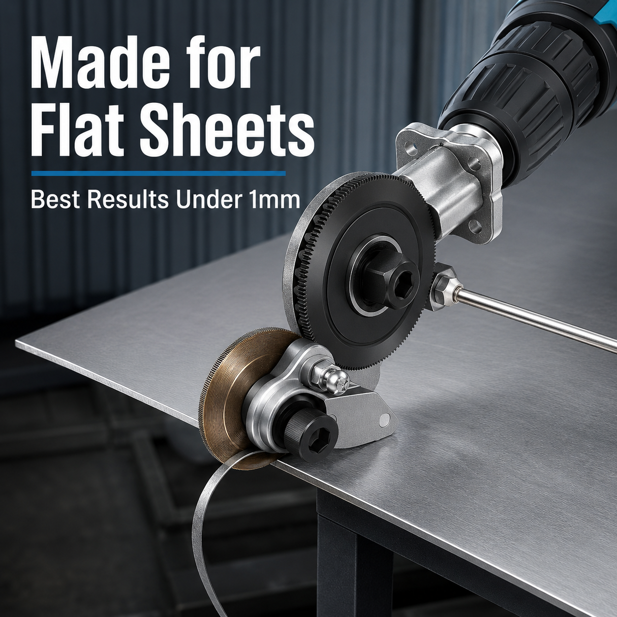 ⚡ High-Speed Drill Metal Cutter Attachment – Cut Sheet Metal Faster & Easier