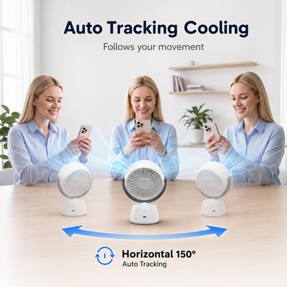 🤖 Smart Head-Tracking AI Desk Fan 🌬️