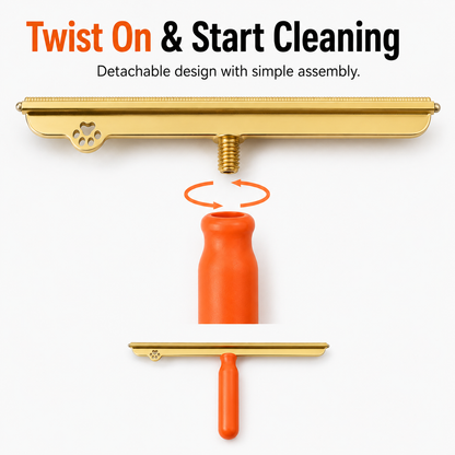 🐾 Reusable Manual Pet Hair Scraper Tool for Car Mats & Carpets 🧹