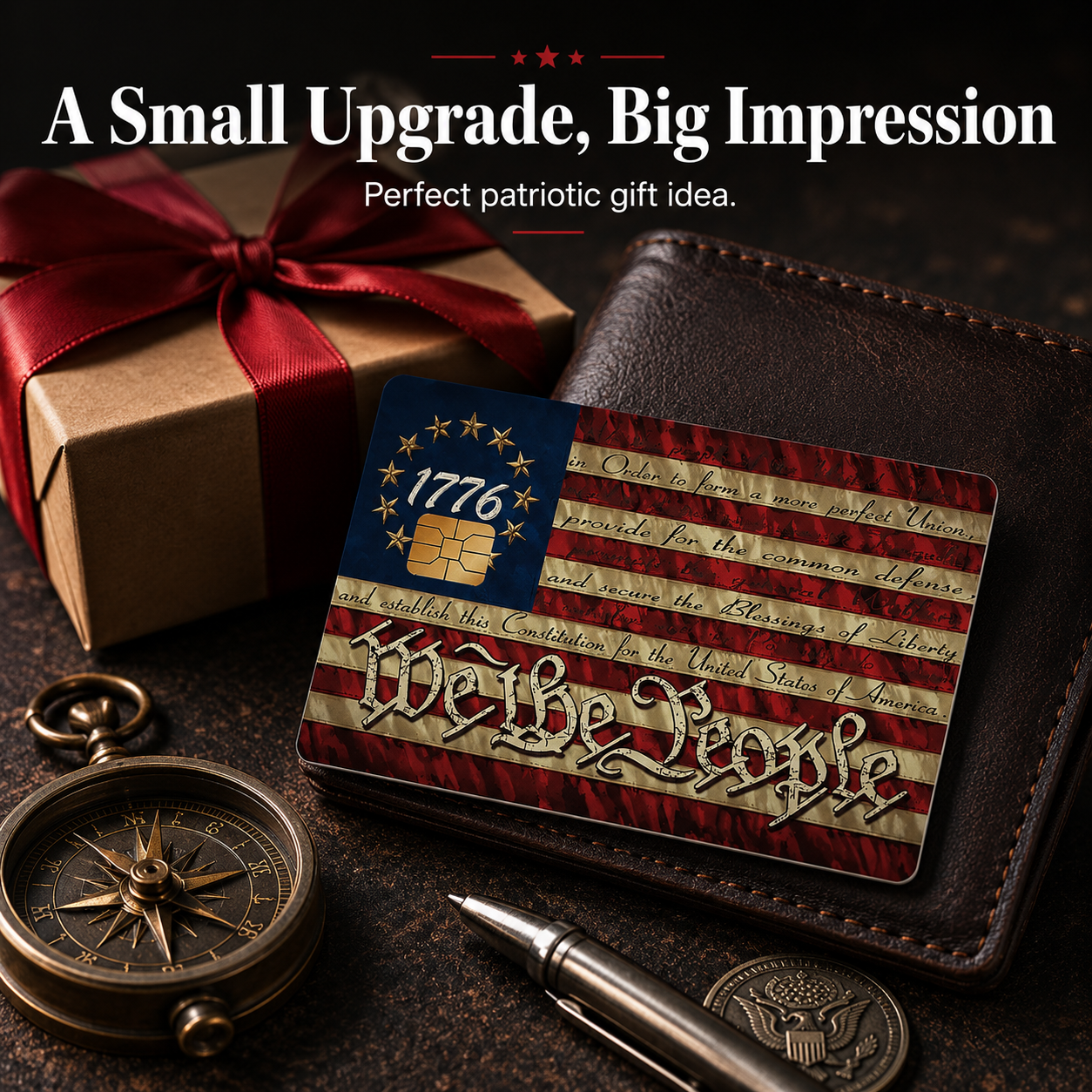 ✨U.S. 250th Anniversary "We the People" Card Sticker 🦅